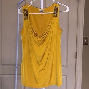 Mustard tank top